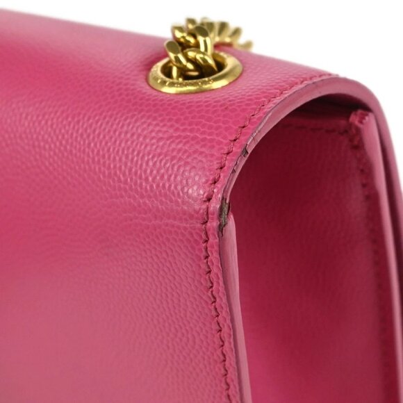 Saint Laurent Pink Leather Kate Shoulder Bag - Picture 5 of 10